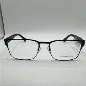 Emporio Armani Black Metal Frame Glasses EA1027